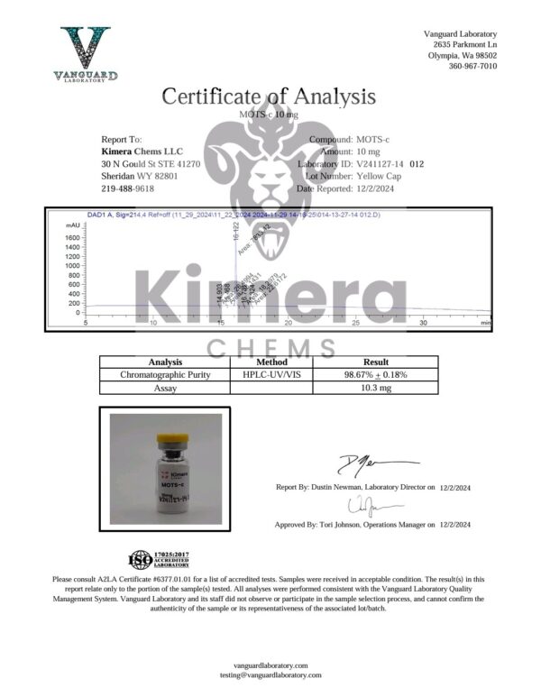 MOTS-c 10mg - Image 2