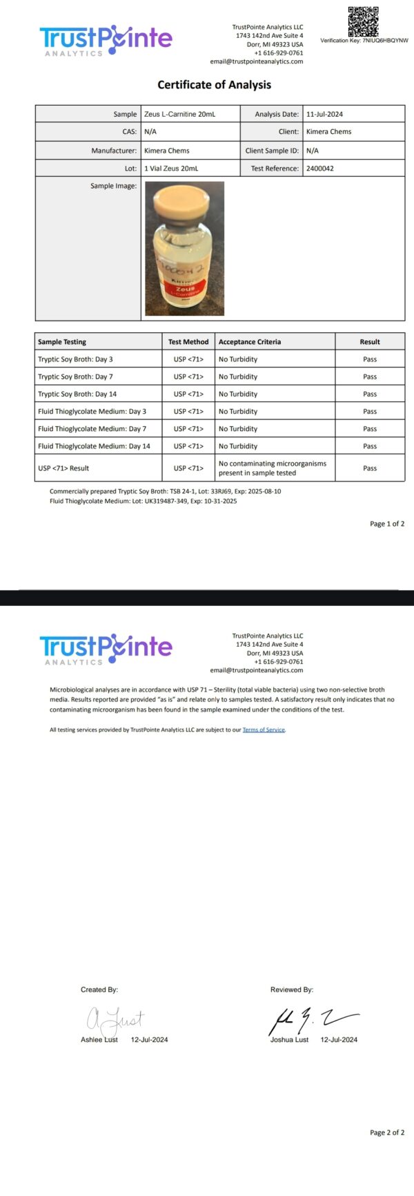 Zeus (L-Carnitine) - Image 2