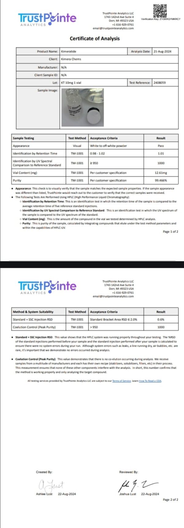 Kimeratide TRZ GLP-1/GIP RA - Image 3