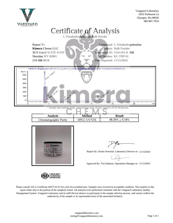 L-Tetrahydropalmatine (L-THP) - Image 2